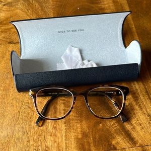 Warby Parker Amelia glasses. Rx lenses. 294 50-17-142